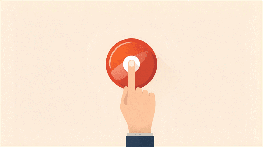 Botón de llamada a la acción, un elemento clave para optimizar una página de inicio.