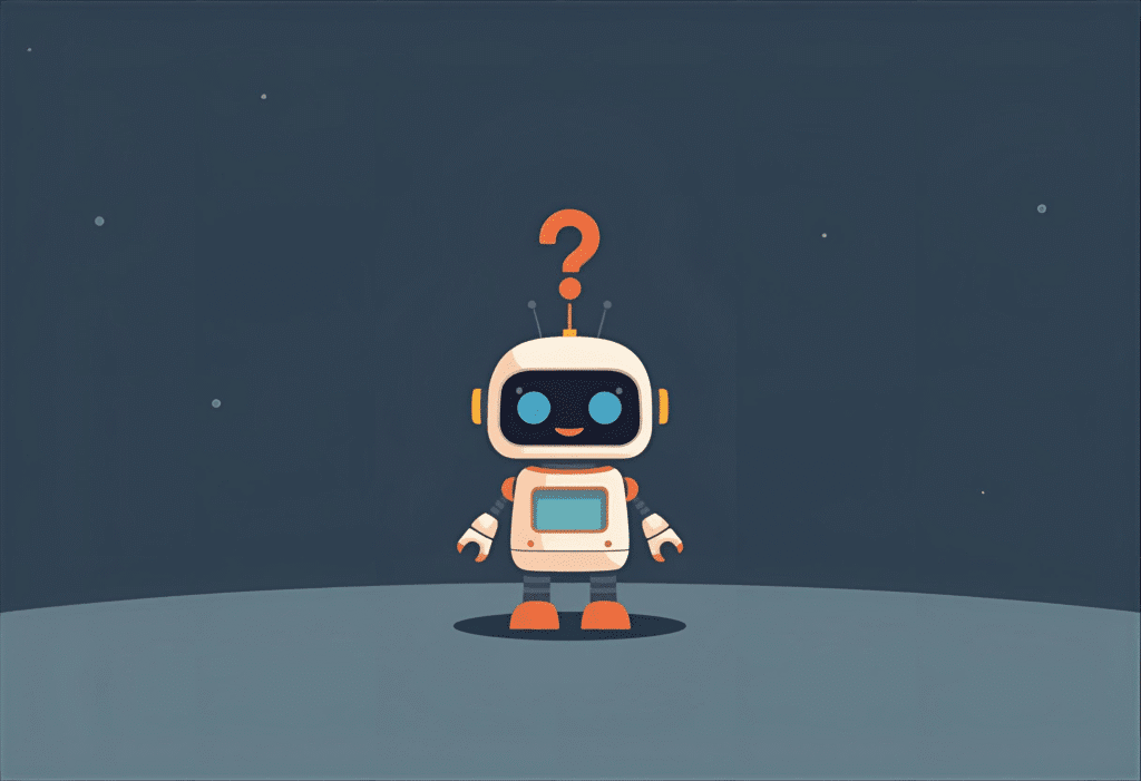 Robot simbolitzant un error 404, un dels errors de pàgina web més comuns.