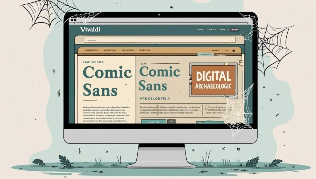 Monitor d'ordinador amb teranyines, simbolitzant una web antiquada que necessita una renovació urgent.