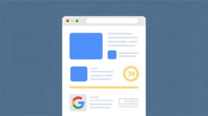 Boletín de notas de una web, explicando qué son los Core Web Vitals de Google.